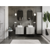 Mexen Rivel vannitoakapp valamualune 60 cm, 1 sahtel, soonitud, hall matt - 91A20-06047-1-BF62