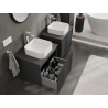 Mexen Rivel vannitoa valamu aluskapp 60 cm, 1 sahtel, sooneline, matt grafiit - 91A20-06047-1-BF66