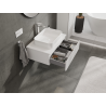 Mexen Rivel meuble de salle de bain sous lavabo 70 cm, 1 tiroir, rainuré, blanc mat - 91A20-07023-1-BF01