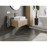 Mexen Rivel mueble de baño bajo lavabo 70 cm, 1 cajón, ranurado, roble - 91A20-07023-1-BF81