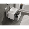 Mexen Rivel meuble de salle de bains sous lavabo 70 cm, 1 tiroir, rainuré, blanc mat - 91A20-07047-1-BF01