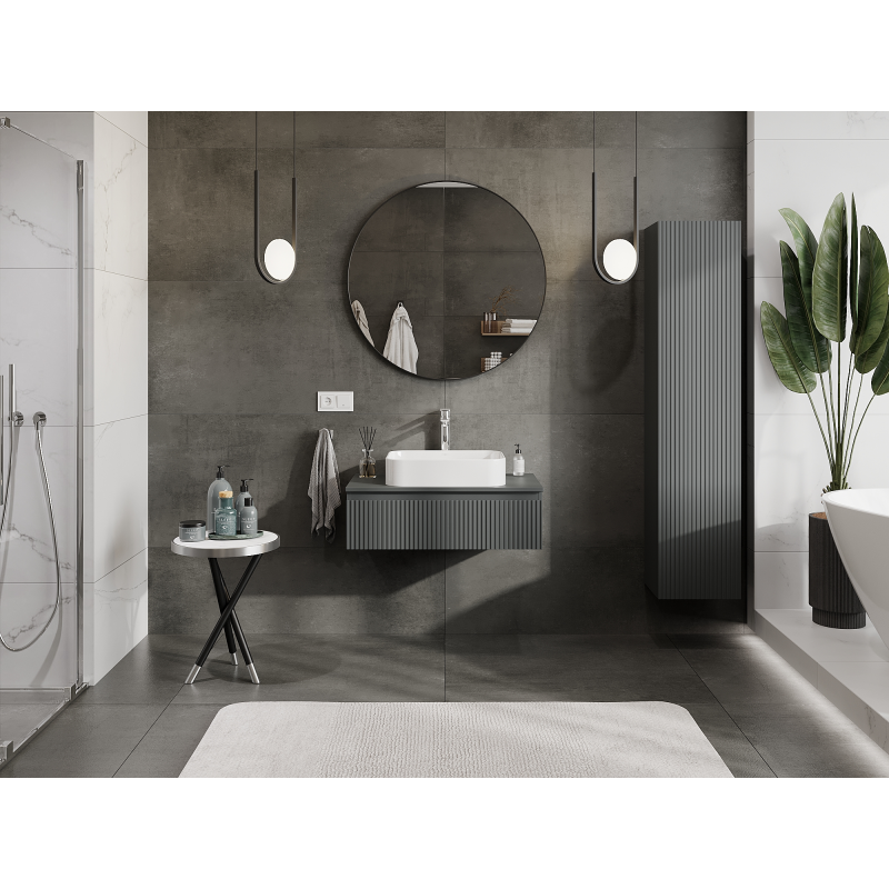 Mexen Rivel ντουλάπι μπάνιου κάτω από τον νιπτήρα 80 εκ., 1 συρτάρι,