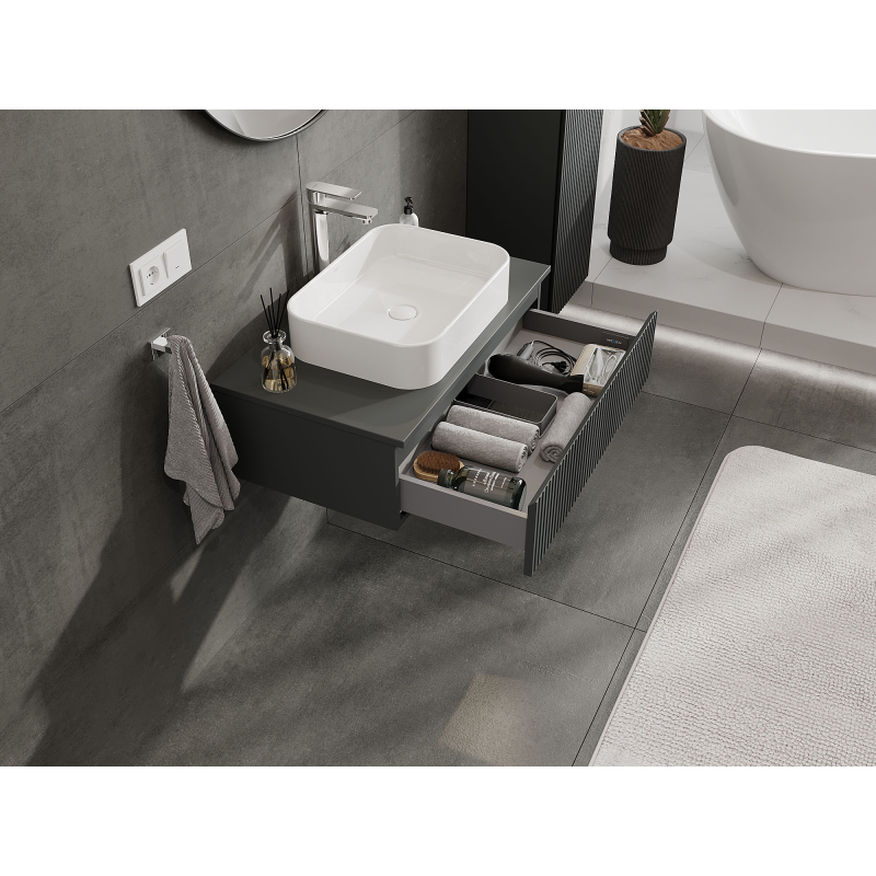 Mexen Rivel ντουλάπι μπάνιου κάτω από τον νιπτήρα 80 εκ., 1 συρτάρι,