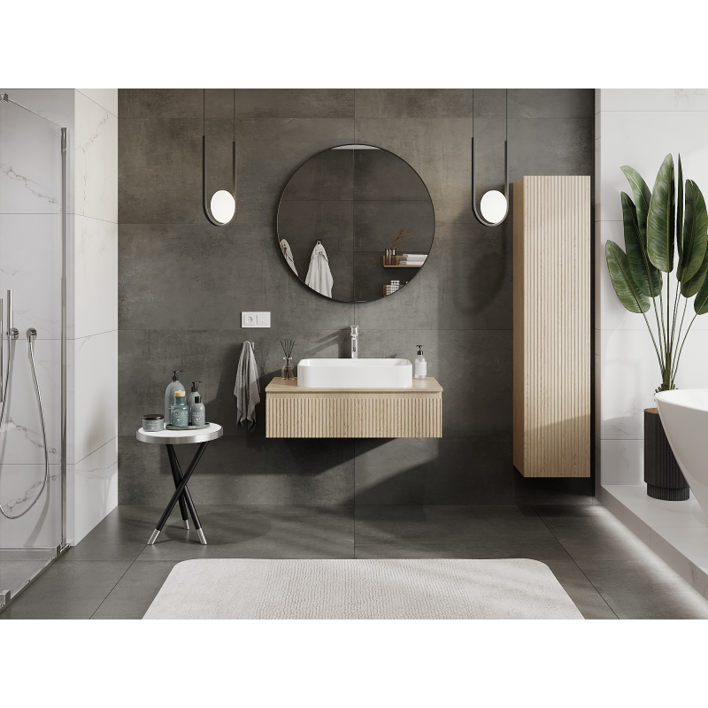 Mexen Rivel ντουλάπι μπάνιου κάτω από νιπτήρα 90 εκ., 1 συρτάρι, με