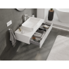 Mexen Rivel vannitoakapp valamualune 100 cm, 1 sahtel, sooneline, valge matt - 91A20-10023-1-BF01