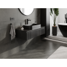 Mexen Rivel Bathroom Cabinet Under-Sink 100 cm, 1 Drawer, Fluted, Black Matte - 91A20-10023-1-BF71