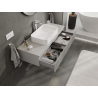 Mexen Rivel vannitoa valamualune kapp 120 cm, 1 sahtel, sooneline, hall matt - 91A20-12023-1-BF62