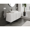 Mexen Rivel mueble de baño bajo lavabo 120 cm, 1 cajón, ranurado, blanco mate - 91A20-12047-1-BF01