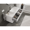 Mexen Rivel vannitoa valamu aluskapp 120 cm, 2 sahtlit, soonikkoes, mattvalge - 91A20-12047-2-BFF01