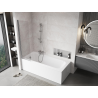 Mexen Mist shower screen 1-leaf 50 x 150 cm, transparent, chrome - 8A9-050-001-01-00