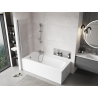 Mexen Mist shower screen 1-leaf 50 x 150 cm, transparent, chrome - 8A9-050-001-01-00