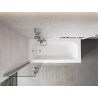 Mexen Mist shower screen 1-leaf 50 x 150 cm, transparent, chrome - 8A9-050-001-01-00