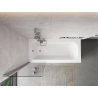 Mexen Mist 1-wing shower screen 60 x 150 cm, transparent, chrome - 8A9-060-001-01-00