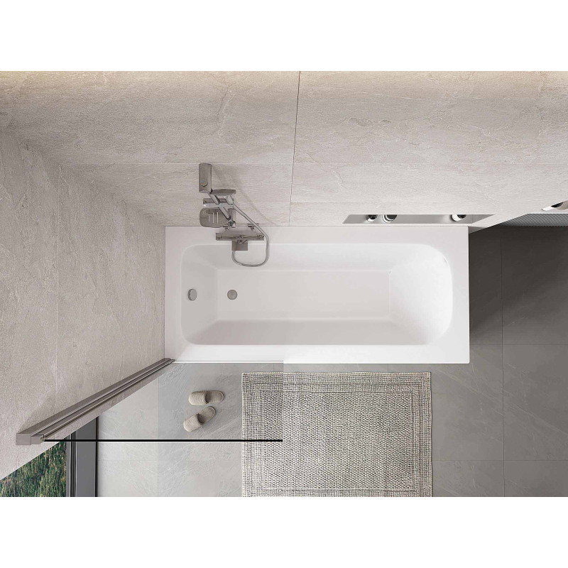 Mexen Mist 1-panel shower screen 70 x 150 cm, transparent, chrome - 8A9-070-001-01-00
