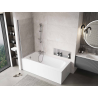 Mexen Mist 1-wing shower screen 80 x 150 cm, transparent, chrome - 8A9-080-001-01-00