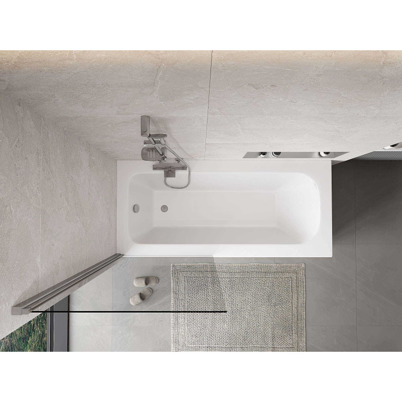Mexen Mist 1-wing shower screen 80 x 150 cm, transparent, chrome - 8A9-080-001-01-00