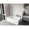 Mexen Mist shower screen 1-wing 90 x 150 cm, transparent, chrome - 8A9-090-001-01-00