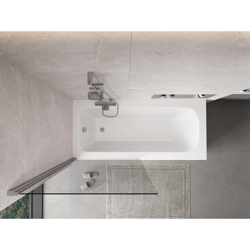 Mexen Mist pare-douche 1-volet 90 x 150 cm, transparent, chrome - 8A9-090-001-01-00
