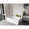 Mexen Mist 1-wing shower screen 70 x 150 cm, transparent, gold - 8A9-070-001-50-00