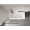 Mexen Mist paroi de baignoire 1 volet 90 x 150 cm, transparent, doré - 8A9-090-001-50-00
