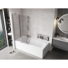 Mexen Mist 2-wing shower screen 100 x 150 cm, transparent, chrome - 8A9-100-011-01-00