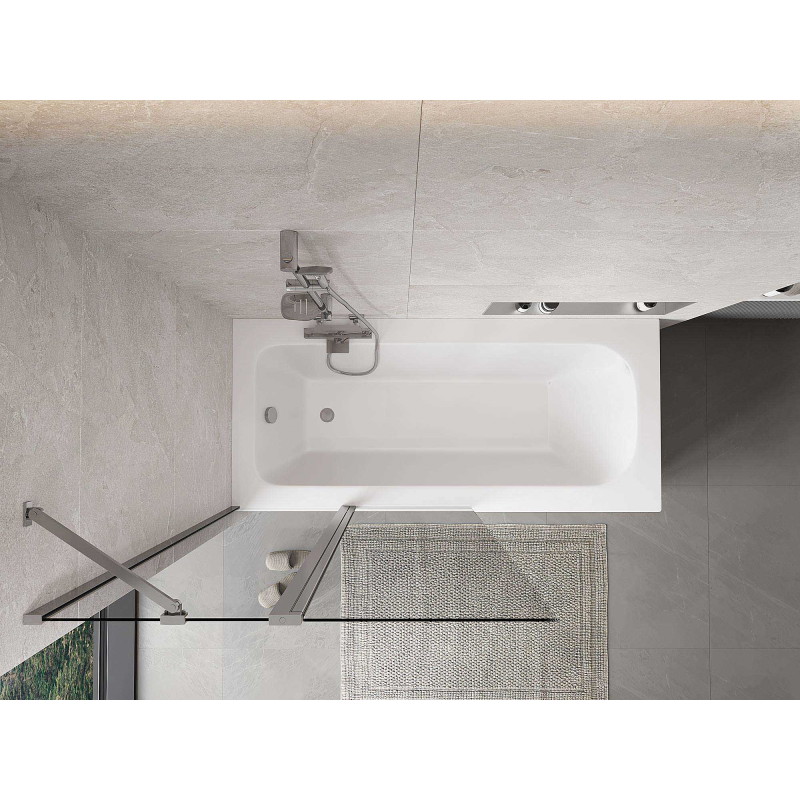 Mexen Mist 2-wing shower screen 100 x 150 cm, transparent, chrome - 8A9-100-011-01-00