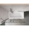 Mexen Mist 2-panel shower screen 130 x 150 cm, transparent, chrome - 8A9-130-011-01-00