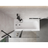 Mexen Mist shower screen 2-winged 120 x 150 cm, transparent, black - 8A9-120-011-70-00