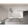 Mexen Mist L bath screen 2-wing 120 x 150 cm, transparent, chrome - 8A9L-120-011-01-00