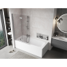 Mexen Mist pare-douche 2 volets gauche 110 x 150 cm, transparent, chrome - 8A9-110-002-01-00-L