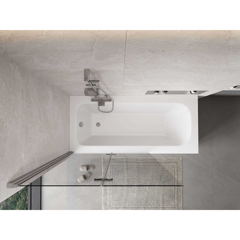 Mexen Mist pare-douche 2 volets gauche 110 x 150 cm, transparent, chrome - 8A9-110-002-01-00-L