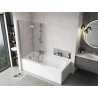 Mexen Mist 2-wing Left Shower Screen 120 x 150 cm, Transparent, Chrome - 8A9-120-002-01-00-L