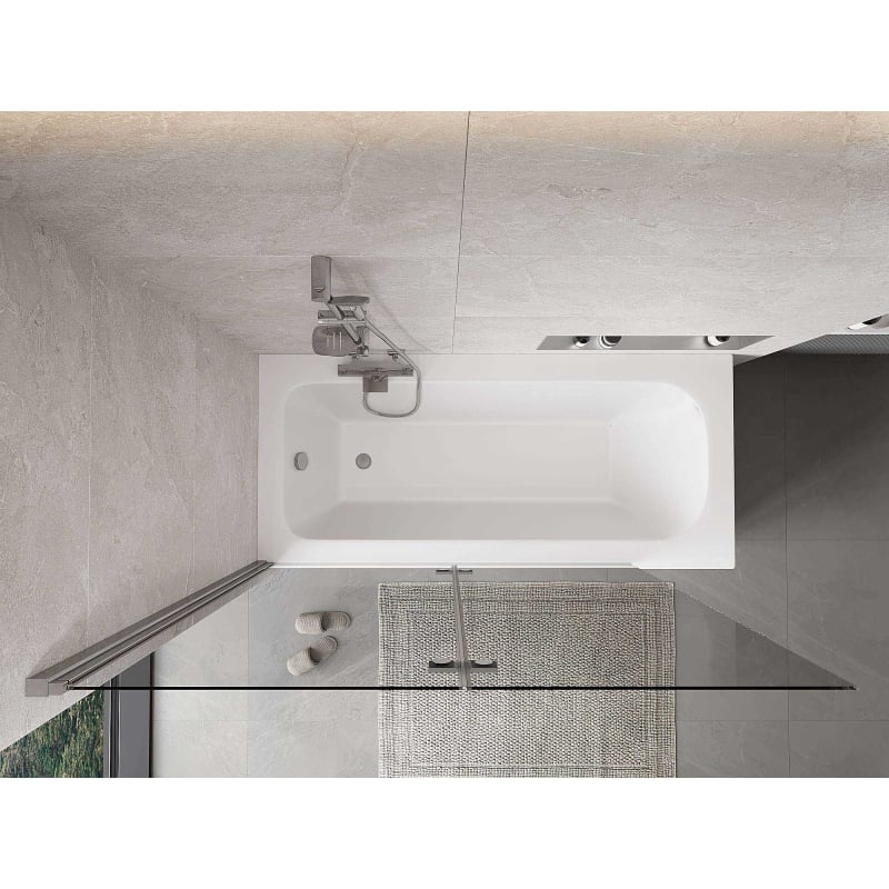 Mexen Mist 2-wing left 140 x 150 cm shower screen, transparent, chrome - 8A9-140-002-01-00-L