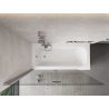 Mexen Mist paravan za kadu s dva krila lijevi 140 x 150 cm, proziran, krom - 8A9-140-002-01-00-L