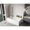 Mexen Mist 2-wing Left Shower Screen 110 x 150 cm, Transparent, Gold - 8A9-110-002-50-00-L