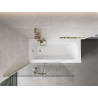 Mexen Mist 2-wing Left Shower Screen 110 x 150 cm, Transparent, Gold - 8A9-110-002-50-00-L