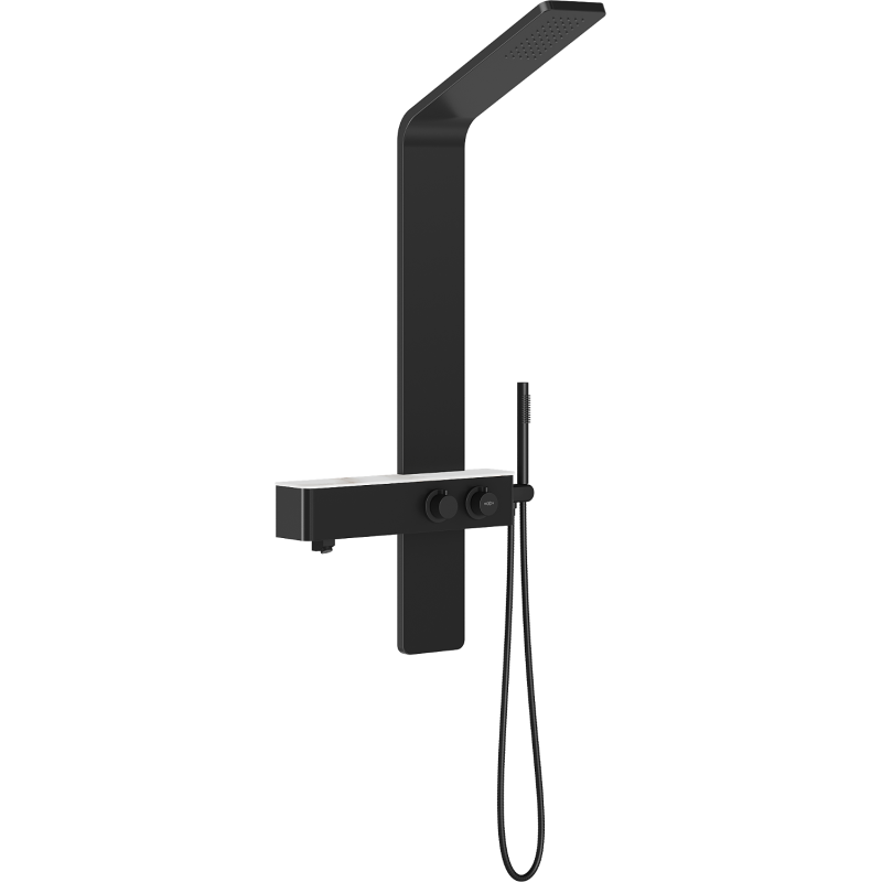 Mexen Sund pannello doccia, nero - 7620-02-70