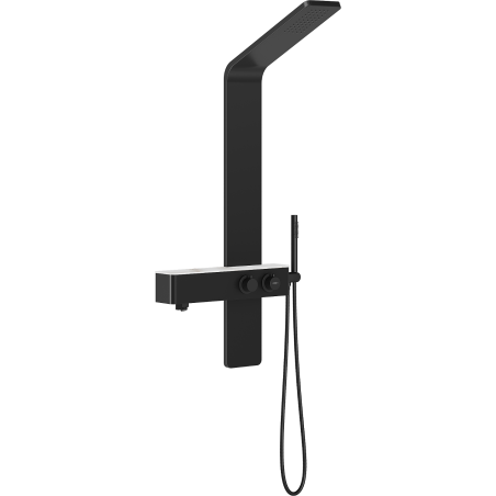 Mexen Sund panneau de douche, noir - 7620-02-70