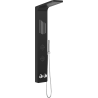Mexen Navas painel de duche, preto - 7627-02-70