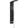 Mexen Navas tuš panel, crni - 7627-02-70