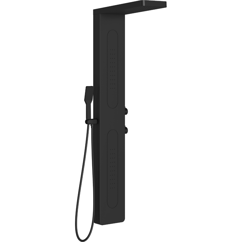 Mexen Mano Duschpaneel, schwarz - 7609-02-70