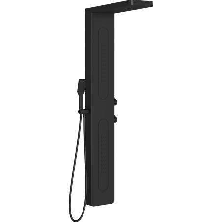 Mexen Mano duschpanel, svart - 7609-02-70