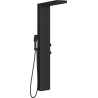 Mexen Mano shower panel, black - 7609-02-70