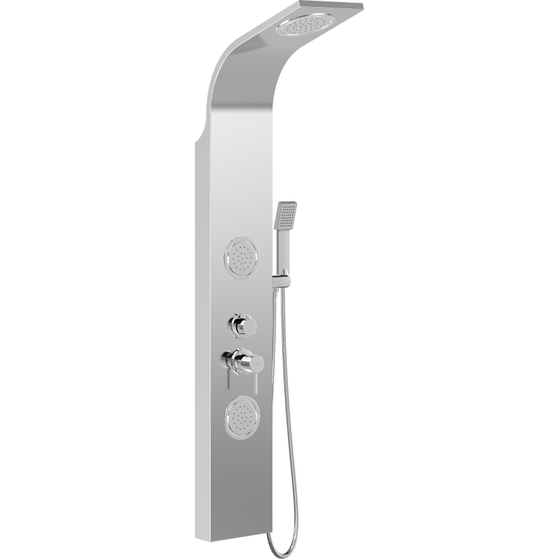 Mexen Gros panneau de douche, chromé - 7619-03-00