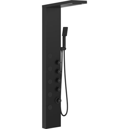 Mexen Lando painel de duche, preto - 7611-04-70