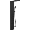 Mexen Lando duschpanel, svart - 7611-04-70