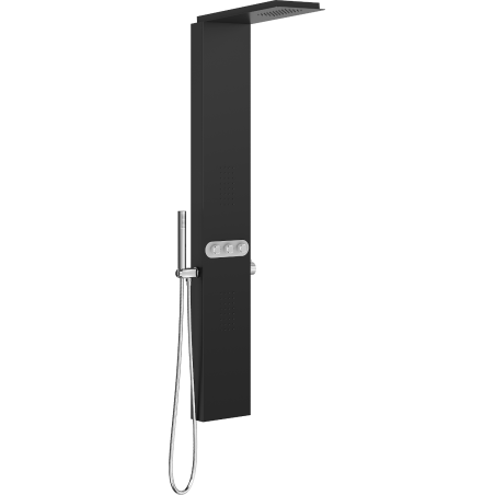 Mexen Omar panneau de douche, noir - 7610-03-70