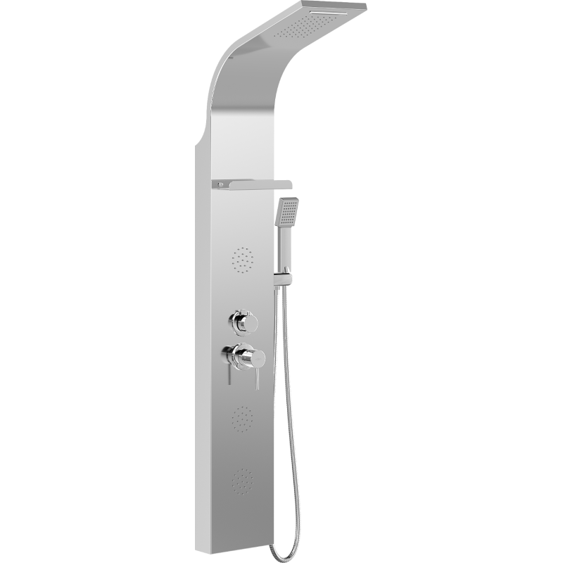 Mexen Borg pannello doccia, cromo - 7615-03-00