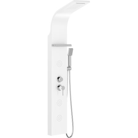 Mexen Borg painel de duche, branco - 7615-03-20