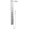 Mexen Ivo shower panel with spout, chrome - 7608-03-00